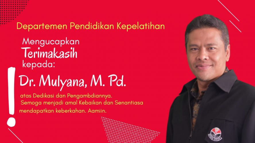 TERIMAKASIH Dr. MULYANA, M.Pd TELAH MENGEMBAN TUGAS SEBAGAI WAKIL DEKAN BIDANG III PERIODE 2016-2020