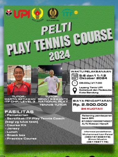 TENNIS COURSE 2024