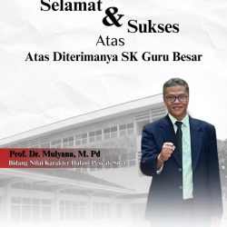 KETUA PRODI PENDIDIKAN KEPELATIHAN OLAHRAGA RAIH GELAR GURU BESAR